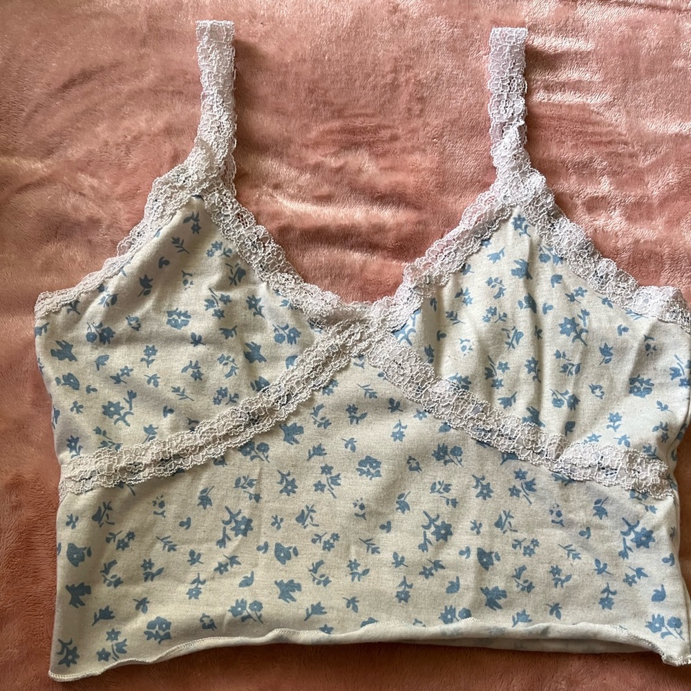 floral crop top